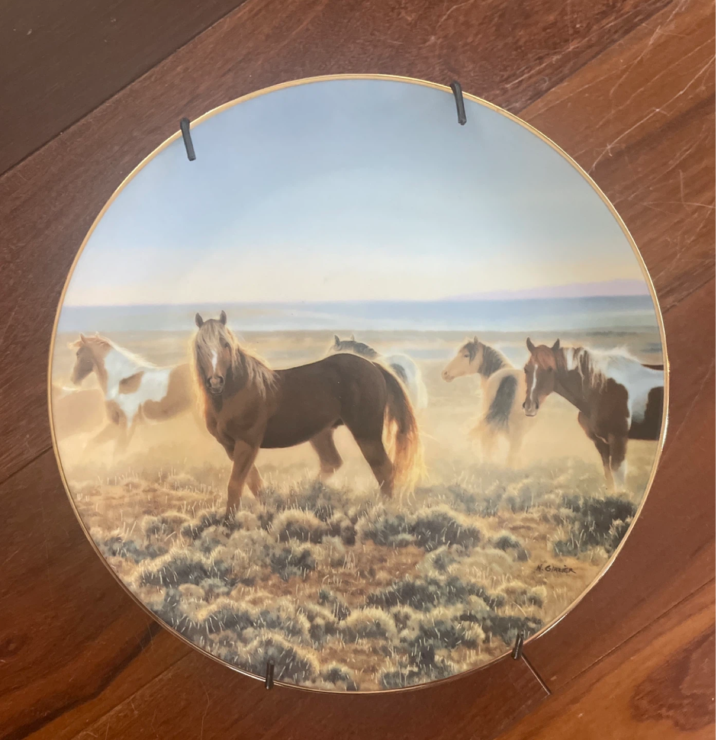 Knowles "Youngblood" Collector Plate by Nancy Glazier