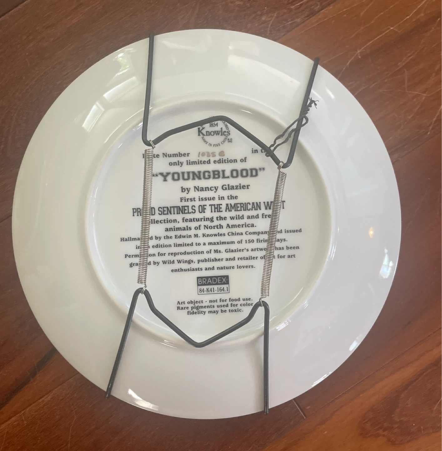 Knowles "Youngblood" Collector Plate by Nancy Glazier - photo 2