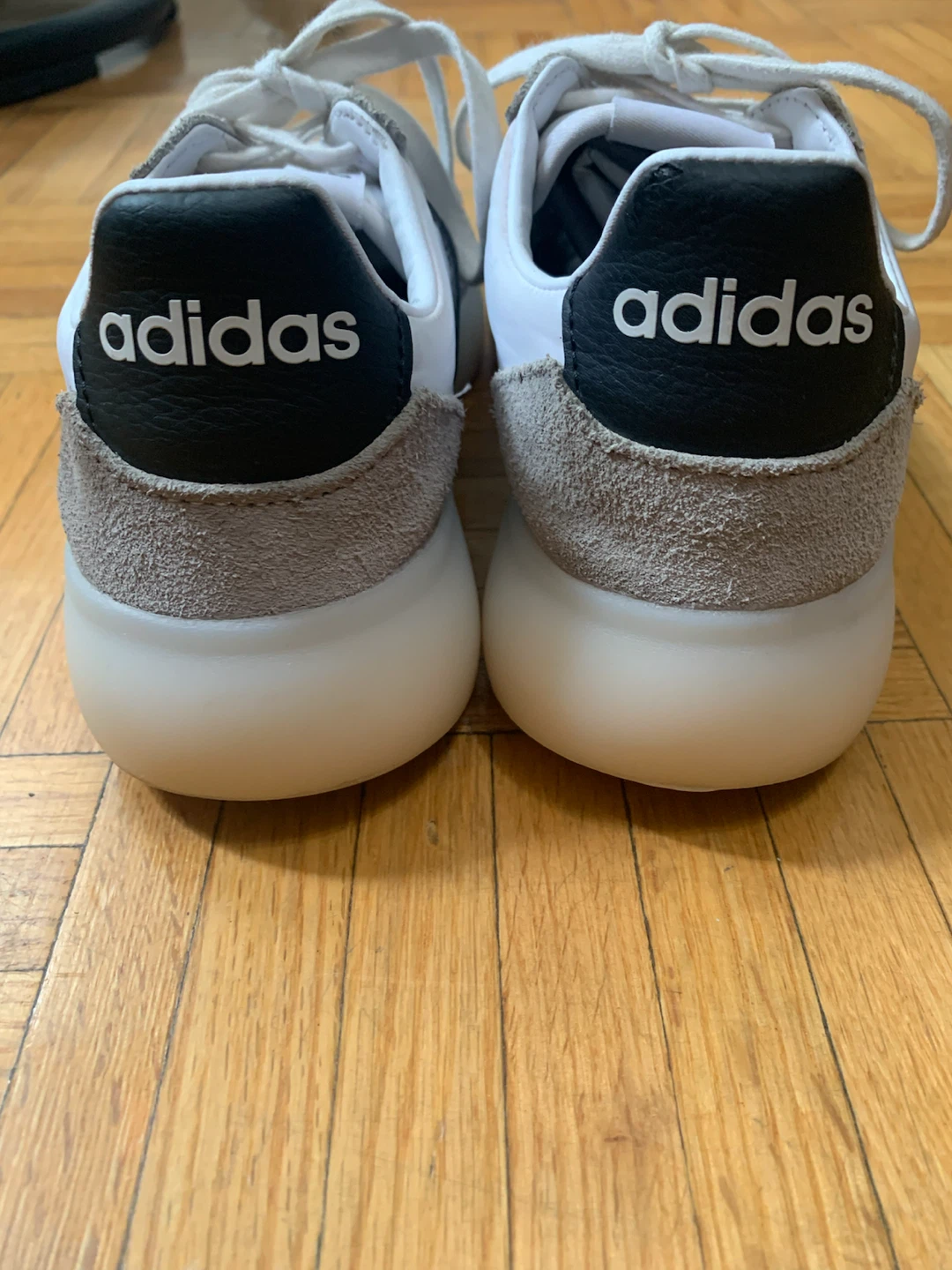 Adidas White & Grey Sneakers - photo 4
