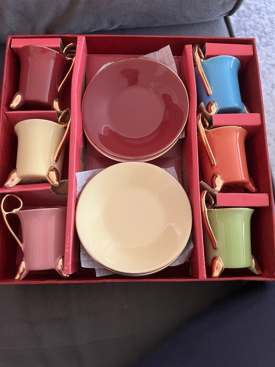 Royalford Fine Porcelain 12-Piece Espresso Cup & Saucer Set - photo 2