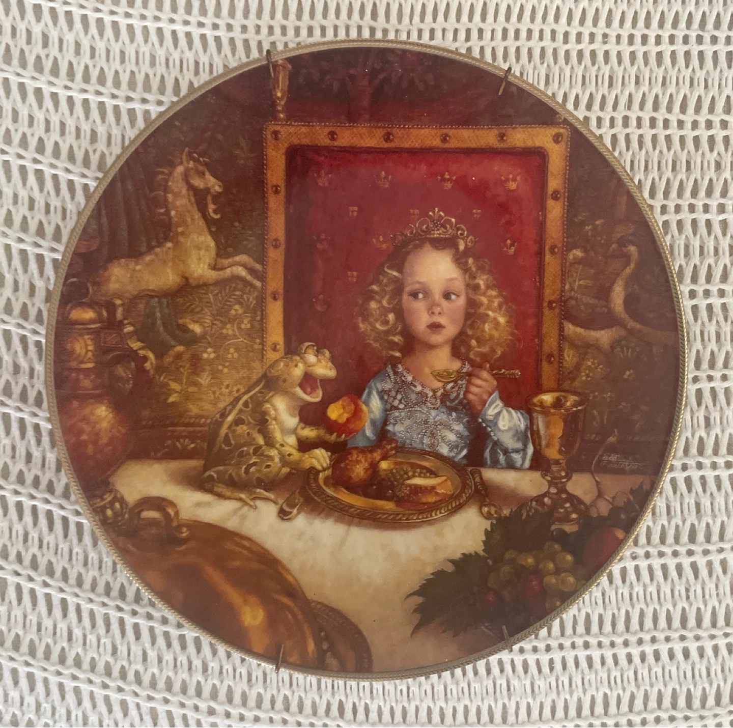 The Frog Prince Collector Plate by Knowles 1992
