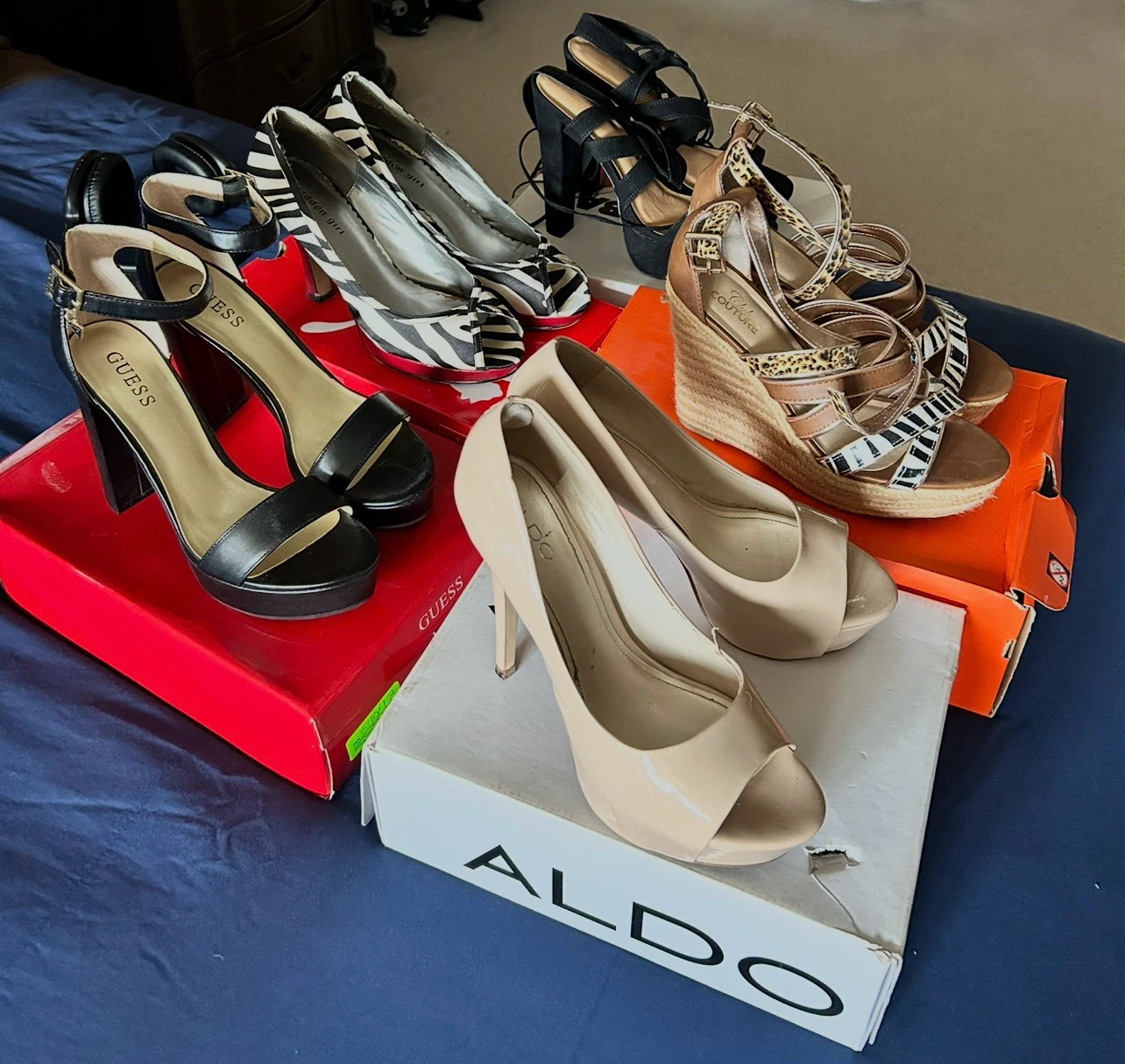 Women's Heels and Sandals Bundle - Guess, Aldo