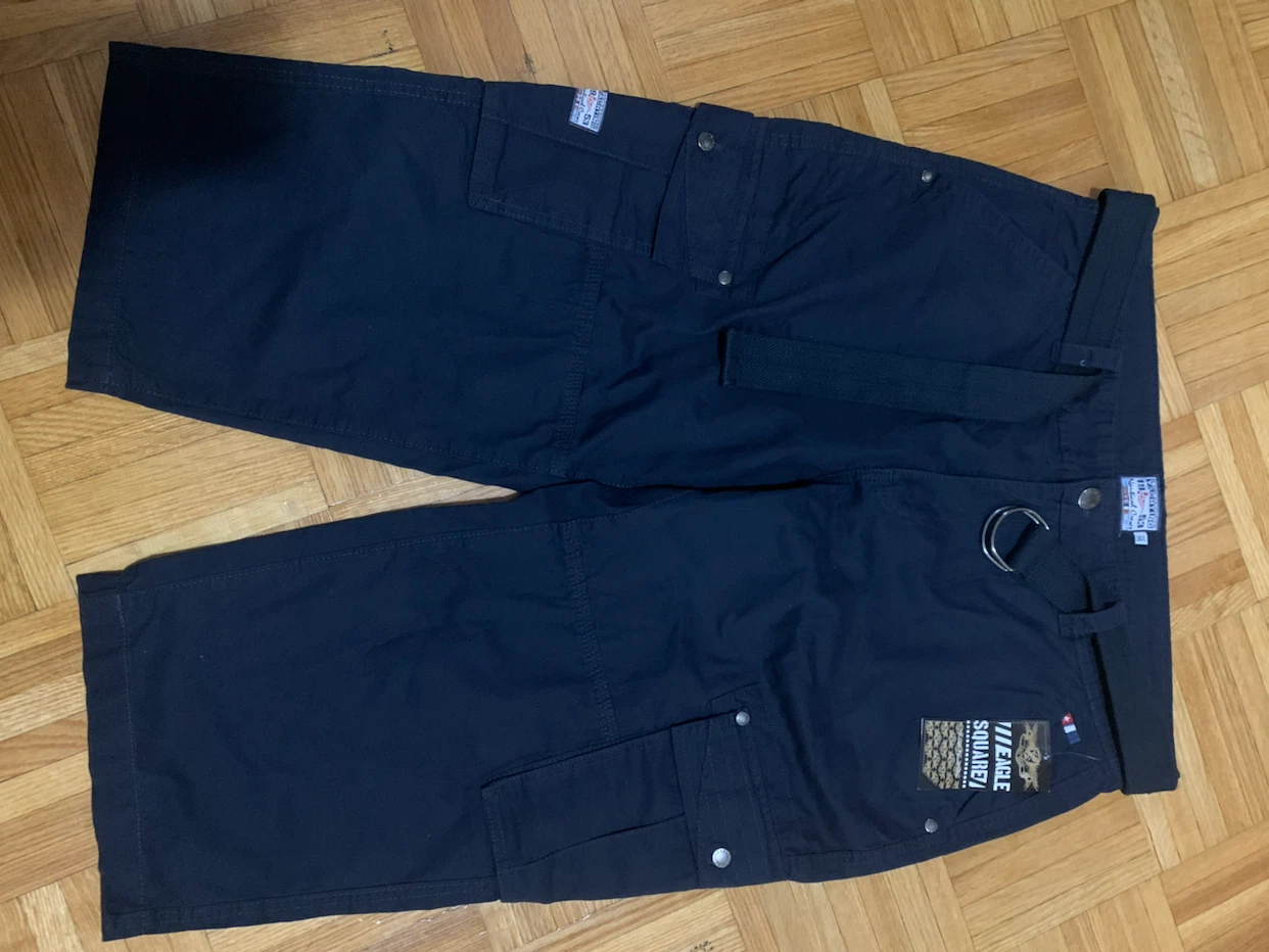 Eagle Square Yachting Nautical Crew Capris Navy Blue Size L