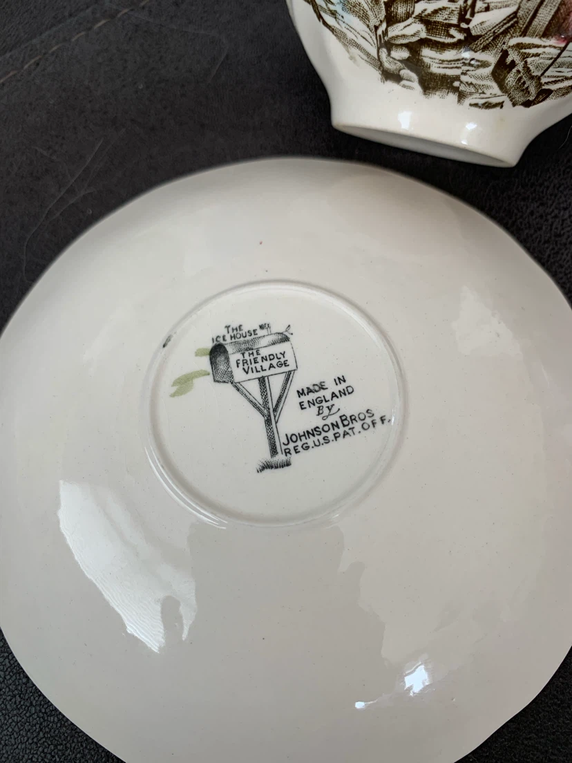 Johnson Bros. "The Ice House" Teacup and Saucer - photo 2
