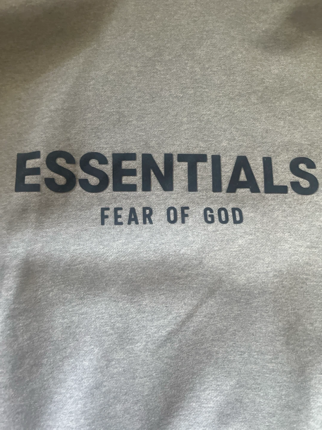 ESSENTIALS Fear of God Grey Hoodie Size S