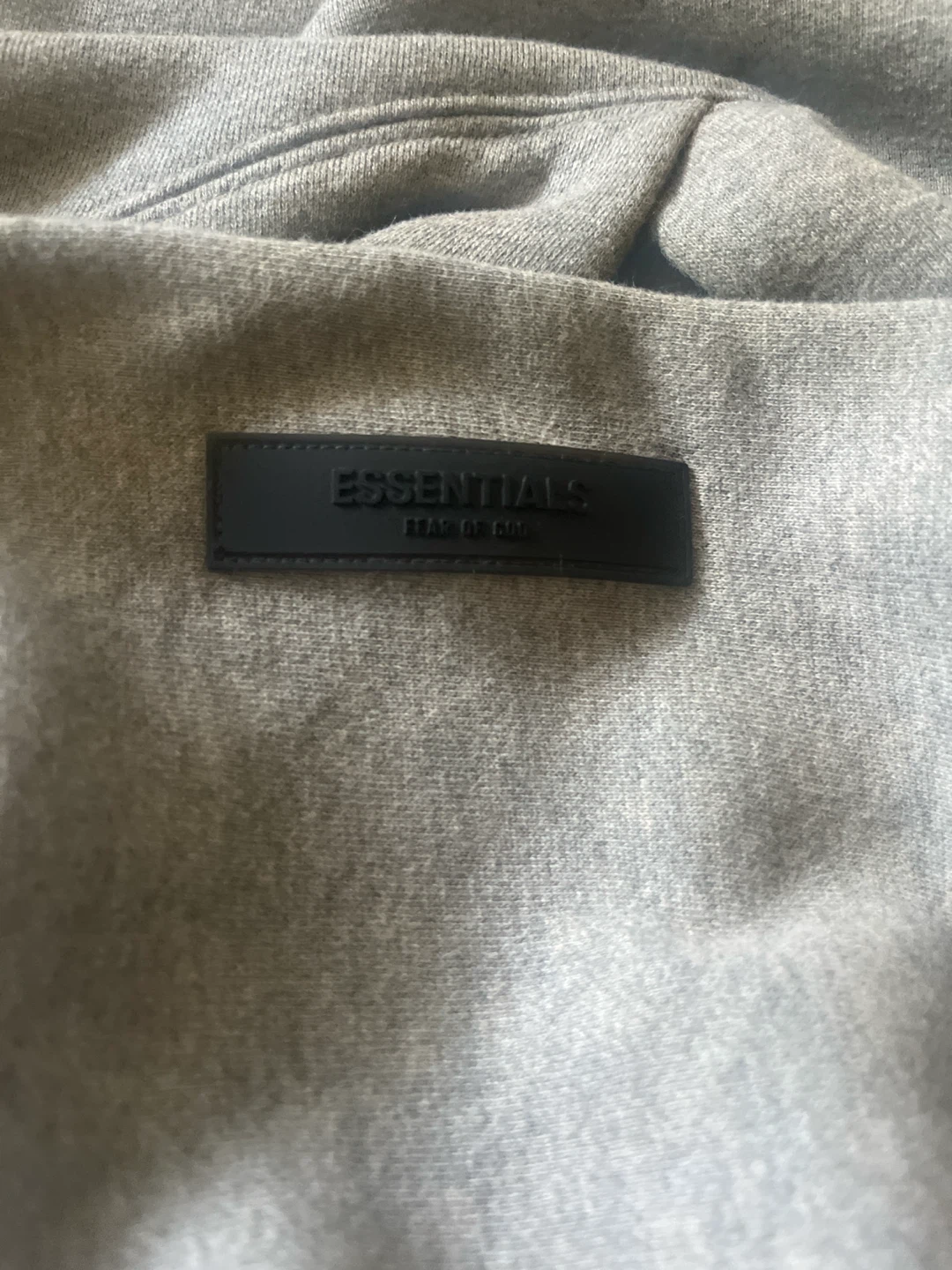 ESSENTIALS Fear of God Grey Hoodie Size S - photo 2