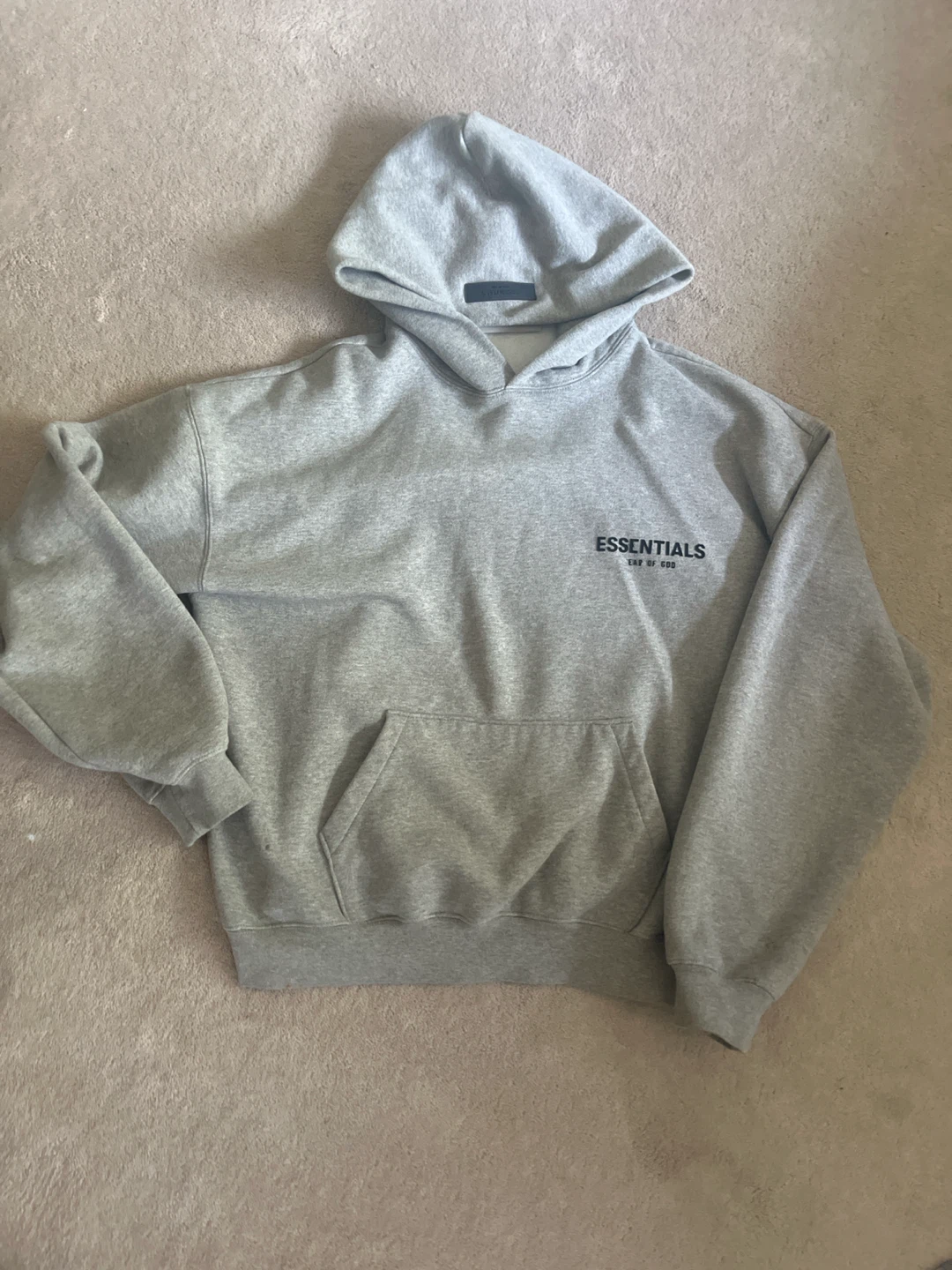 ESSENTIALS Fear of God Grey Hoodie Size S - photo 4