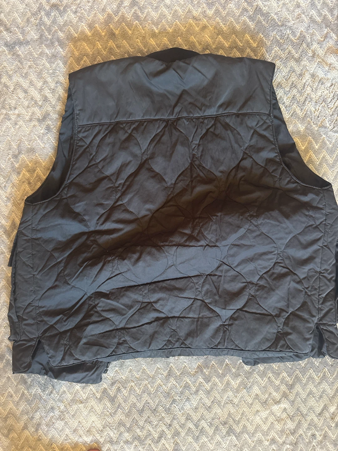 Zara Quilted Vest Black Size 11-12 - photo 3