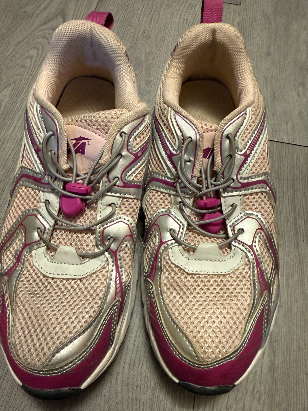 Athletic Shoes - Pink & Silver