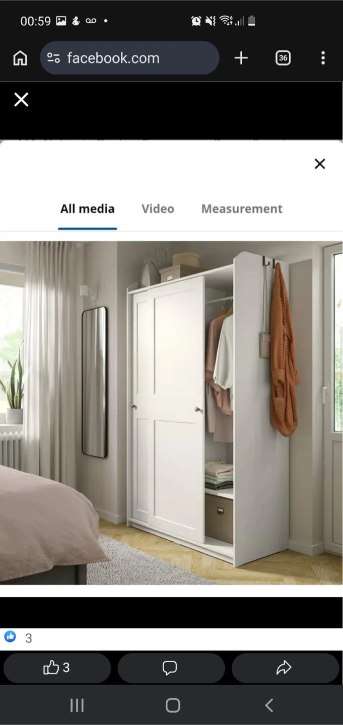 IKEA White Sliding Door Wardrobe – Like New – $250 OBO - photo 5