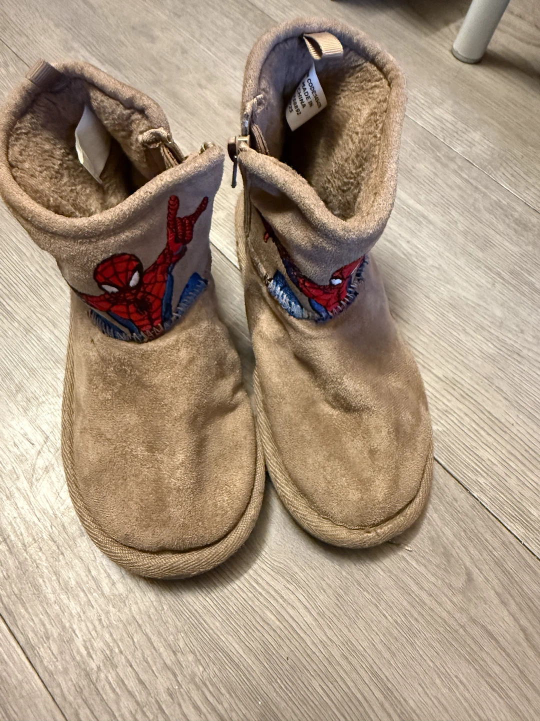 Toddler Spiderman Boots Size 10