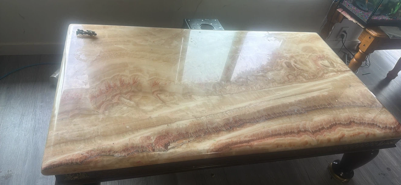 Marble top coffee table - photo 2