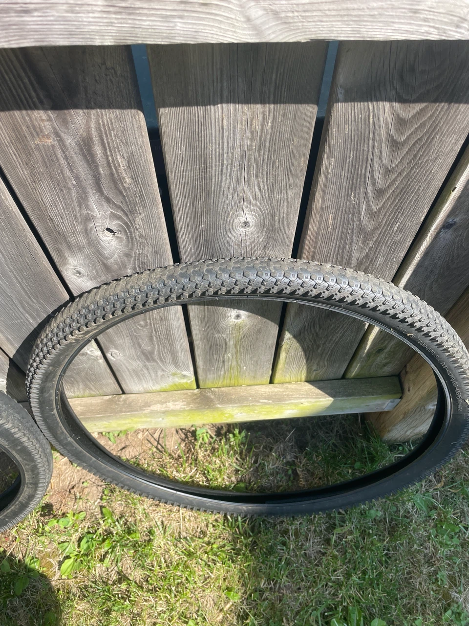 27.5 inch x 2.10 inch mountain bike tires, tubed. - photo 3