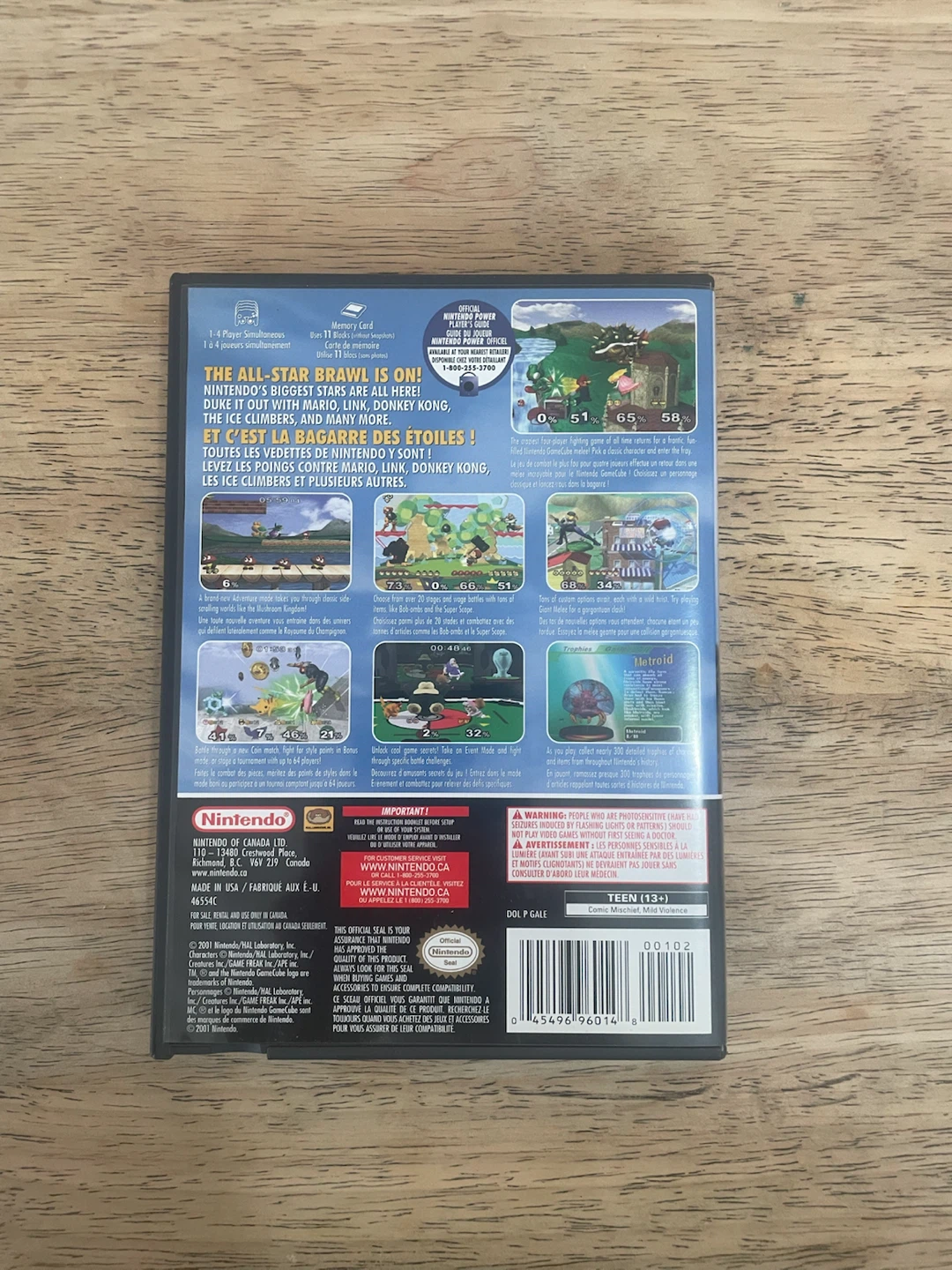 Super smash brothers Melee in mint condition - photo 2