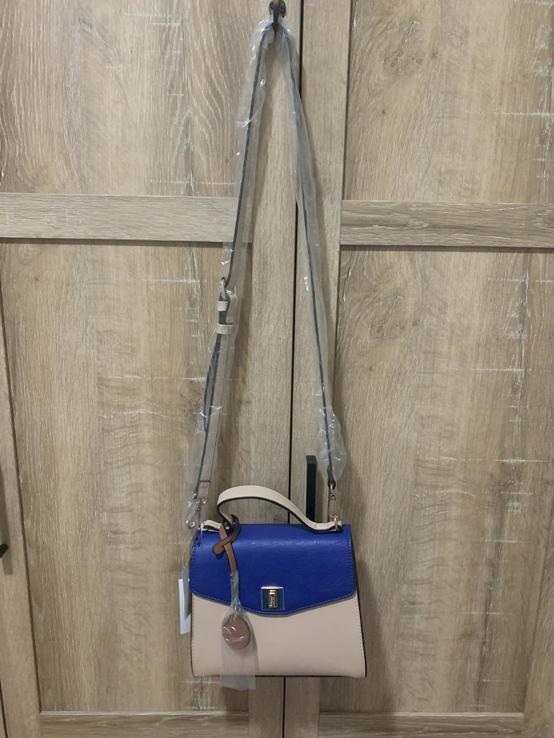 Dune London Blue and Beige Shoulder Bag - photo 2