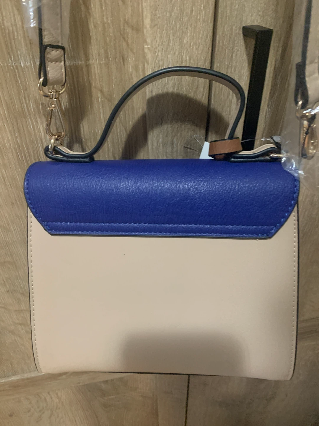 Dune London Blue and Beige Shoulder Bag - photo 3