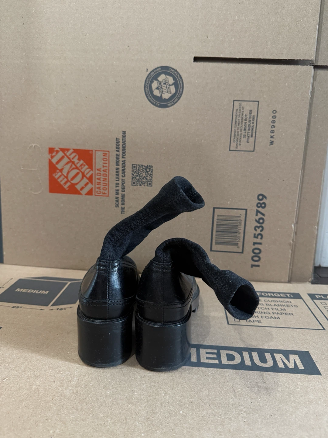 Nicole Saldana Black Boots - Size 37 - photo 3