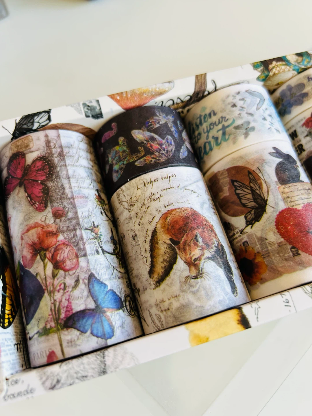 Animal world Washi-journaling