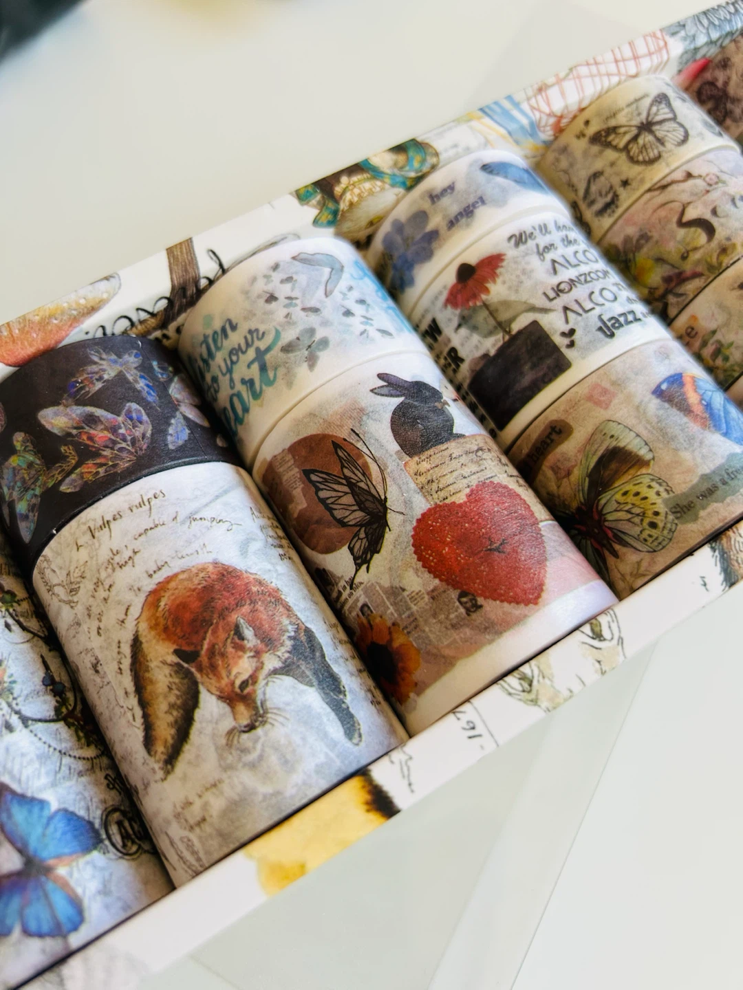 Animal world Washi-journaling - photo 3