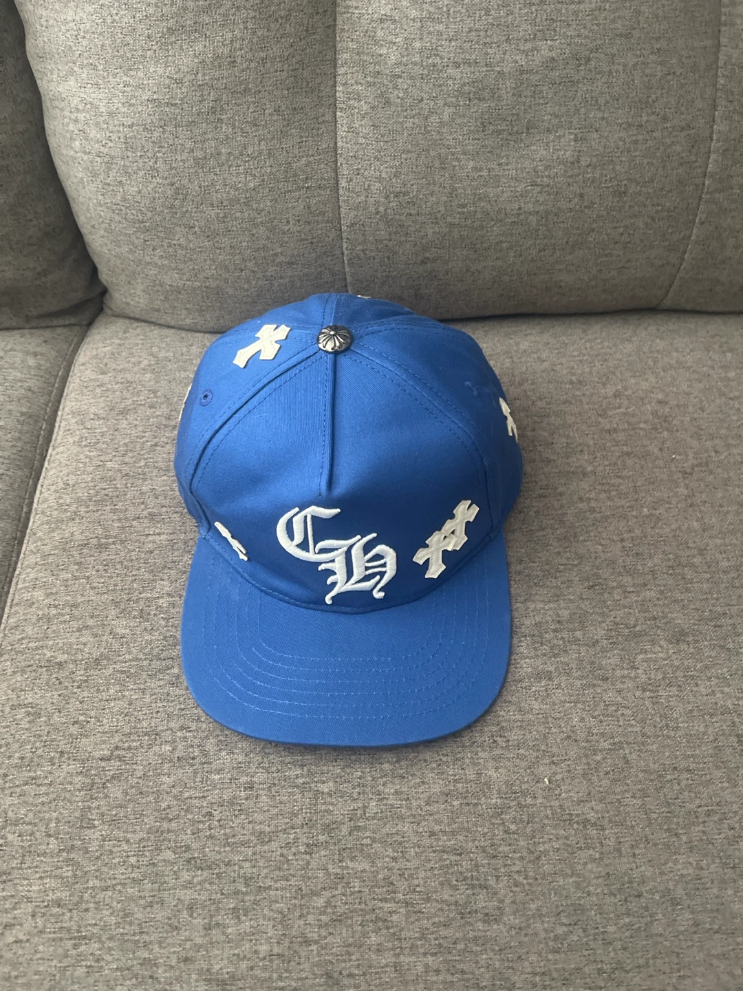 Chrome Hearts Blue Snapback Hat
