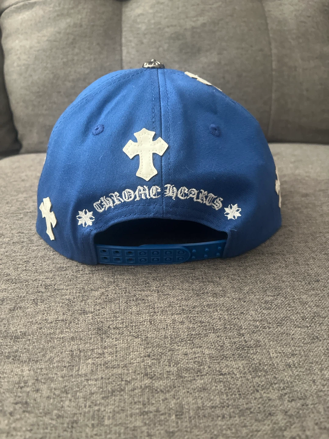 Chrome Hearts Blue Snapback Hat - photo 2