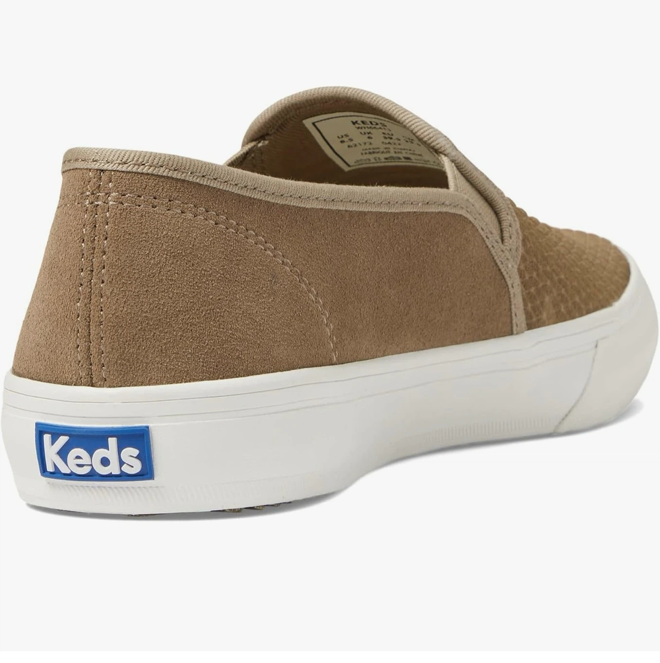 Keds Slip-On Sneakers - Tan Suede