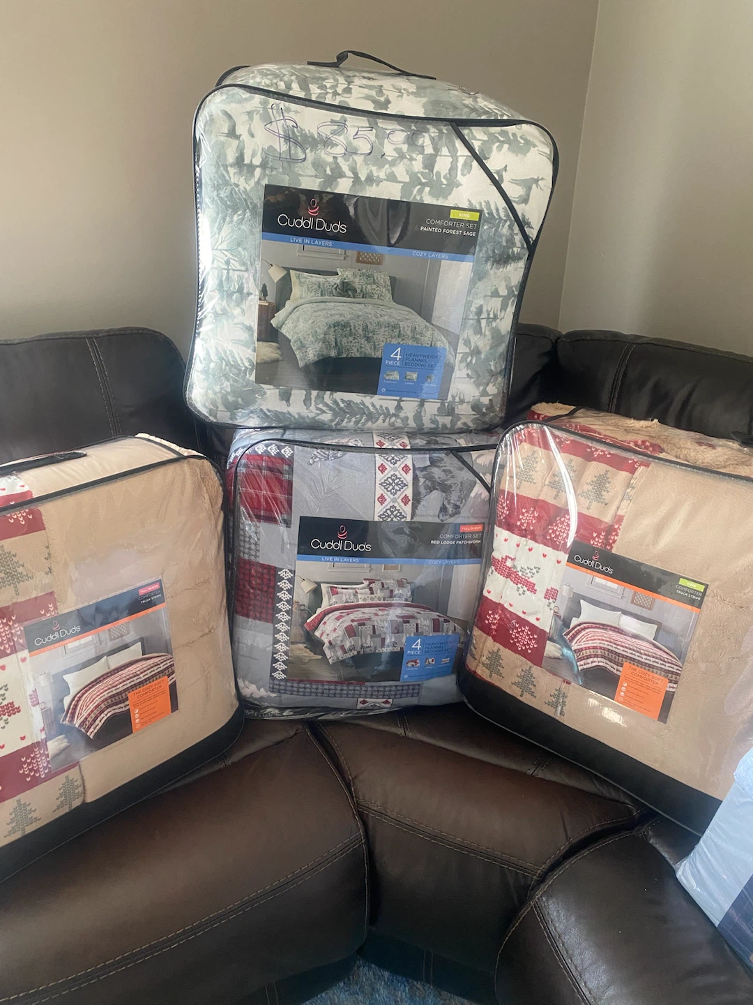 Cuddl Duds Comforter Sets - BRAND NEW IN BAG $75/$65