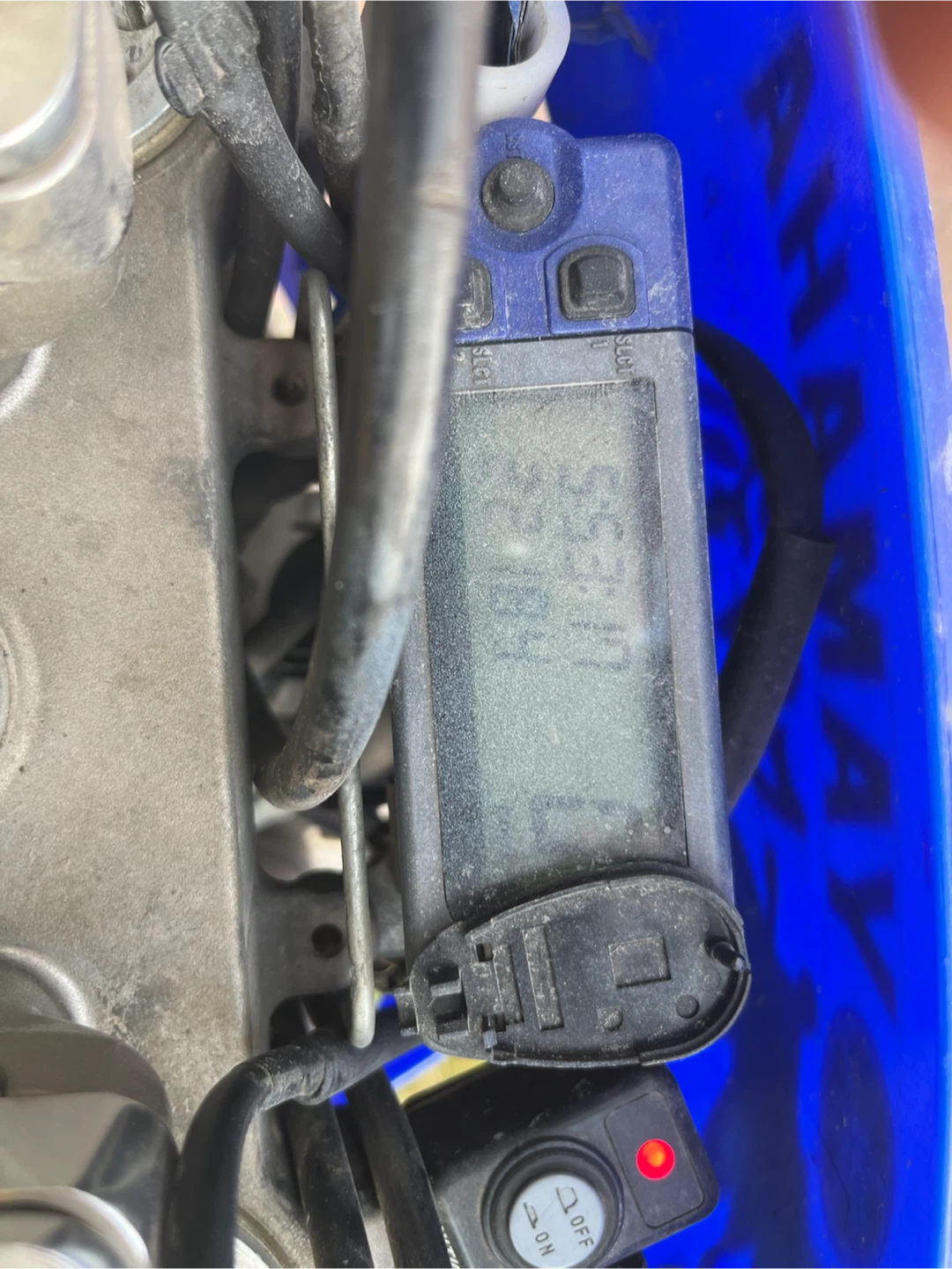 Blue Yamaha Dirt Bike - photo 2