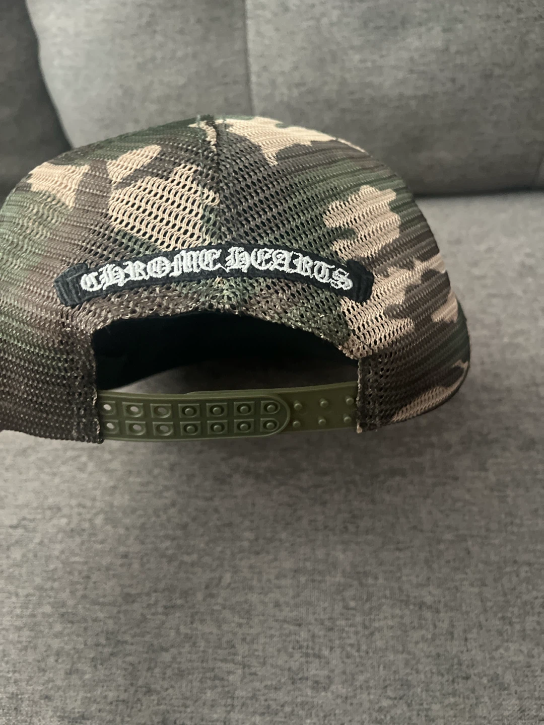 Chrome Hearts Camo Trucker Hat - photo 2
