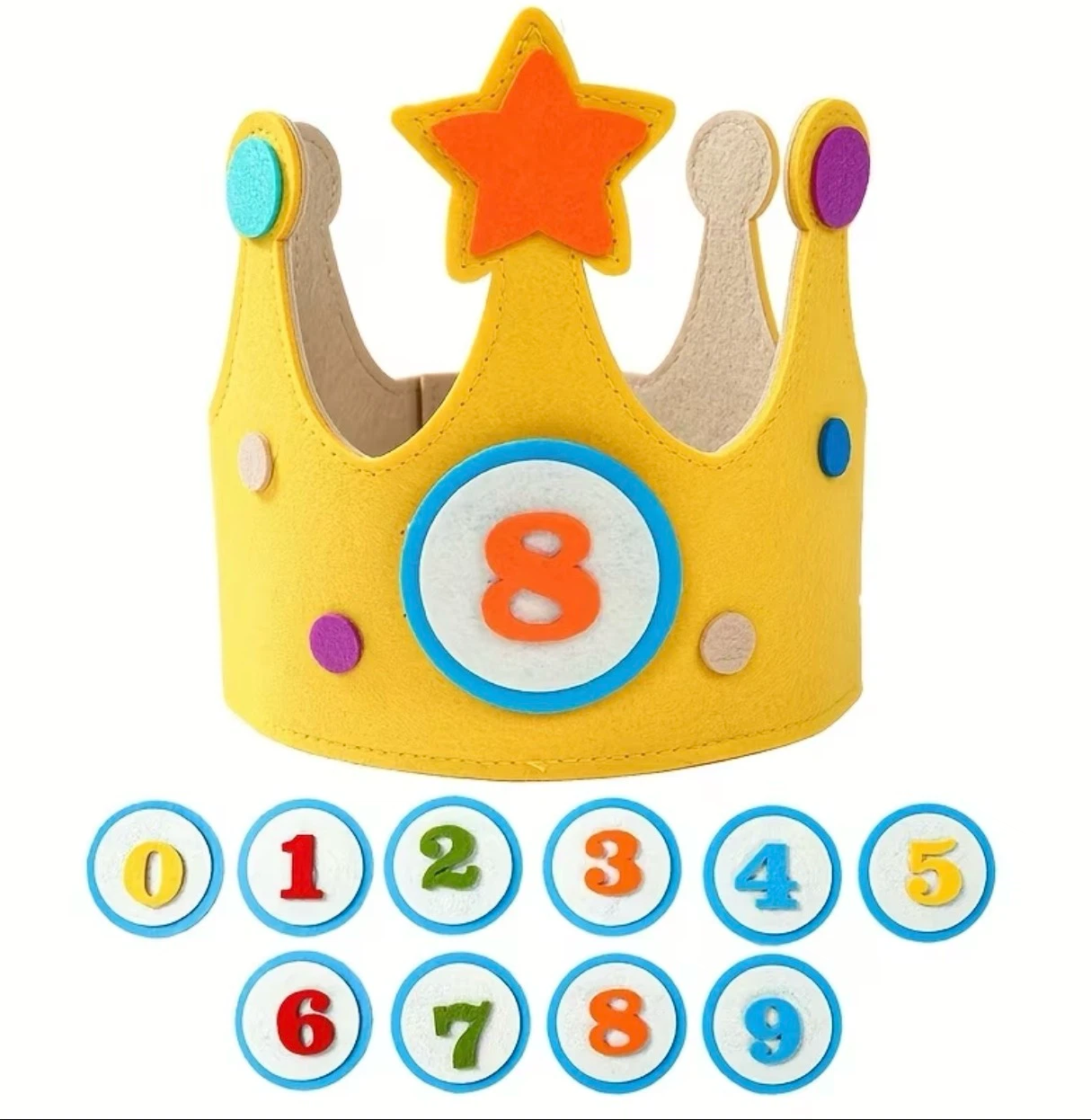 Birthday Crown with Number Set