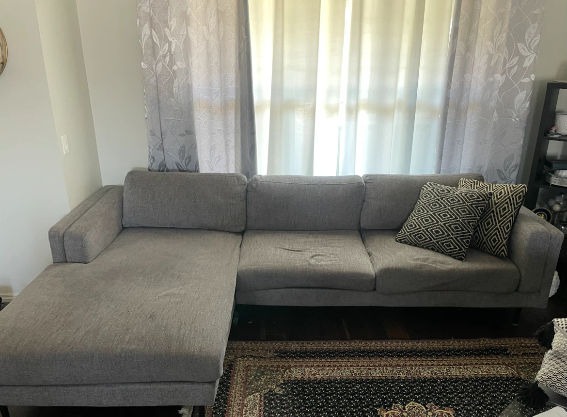 Grey Sectional Sofa - photo 2