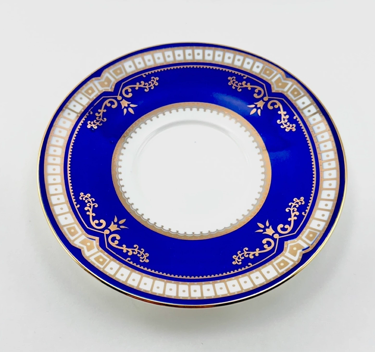Titanic replica cobalt blue pattern demitasse - photo 3