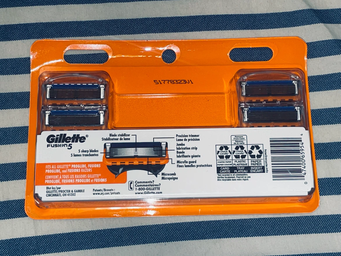 Gillette Fusion 5 Proglide Cartridges - photo 2