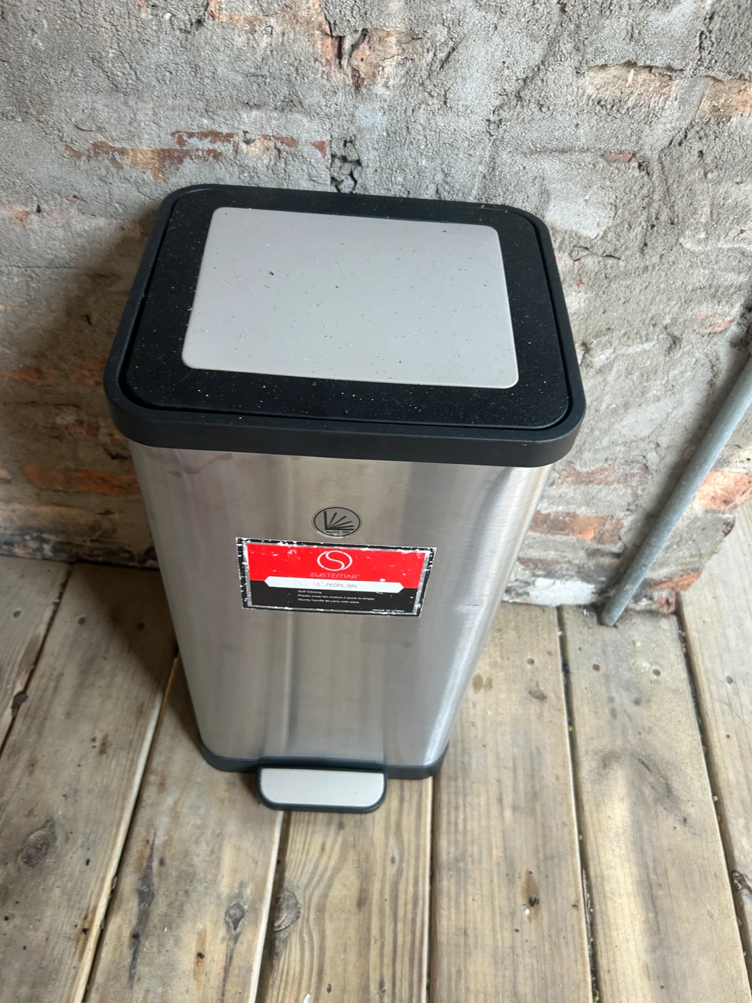 Stainless Steel Step Trash Can