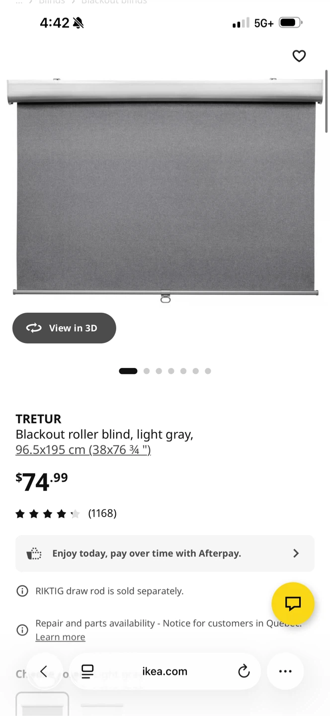 Blackout Curtains IKEA Tretur