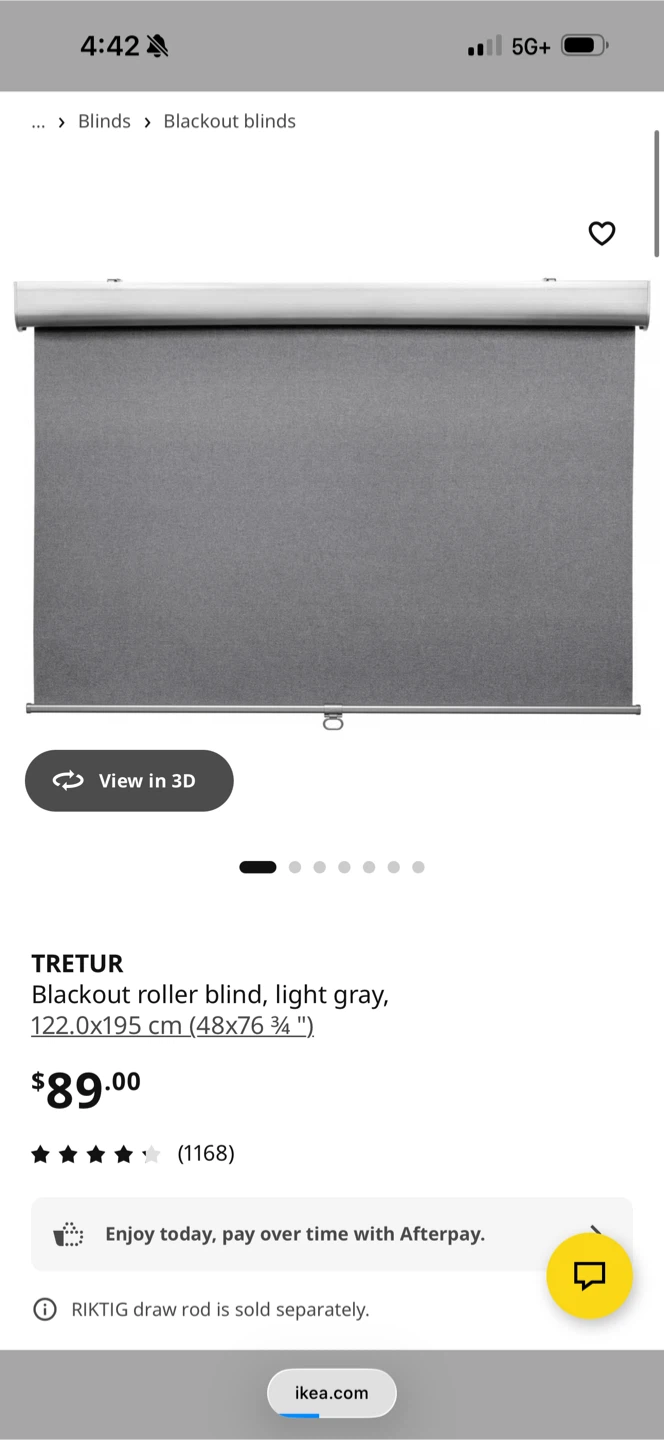 Blackout Curtains IKEA Tretur - photo 2