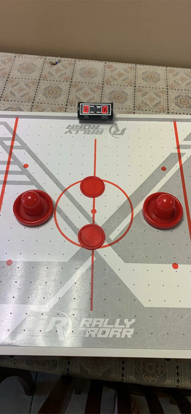 Rally & Roar Air Hockey Table with Electronic Scorer - photo 3