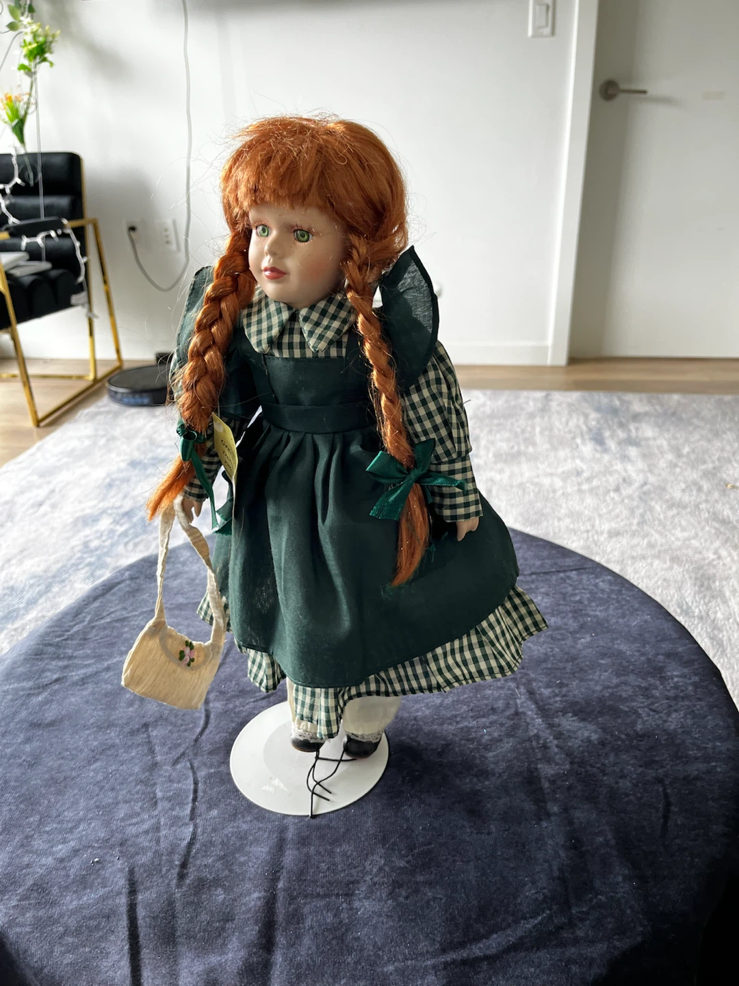Collector Doll with Red Hair and Green Dress