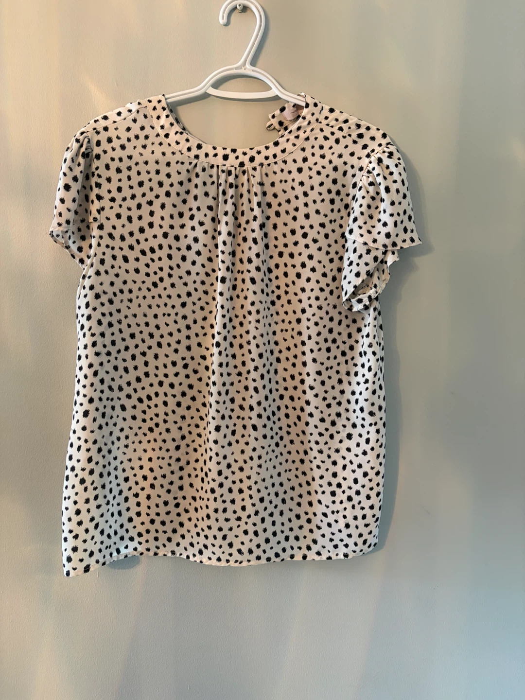 Forever 21 Dalmation Print Blouse - Medium