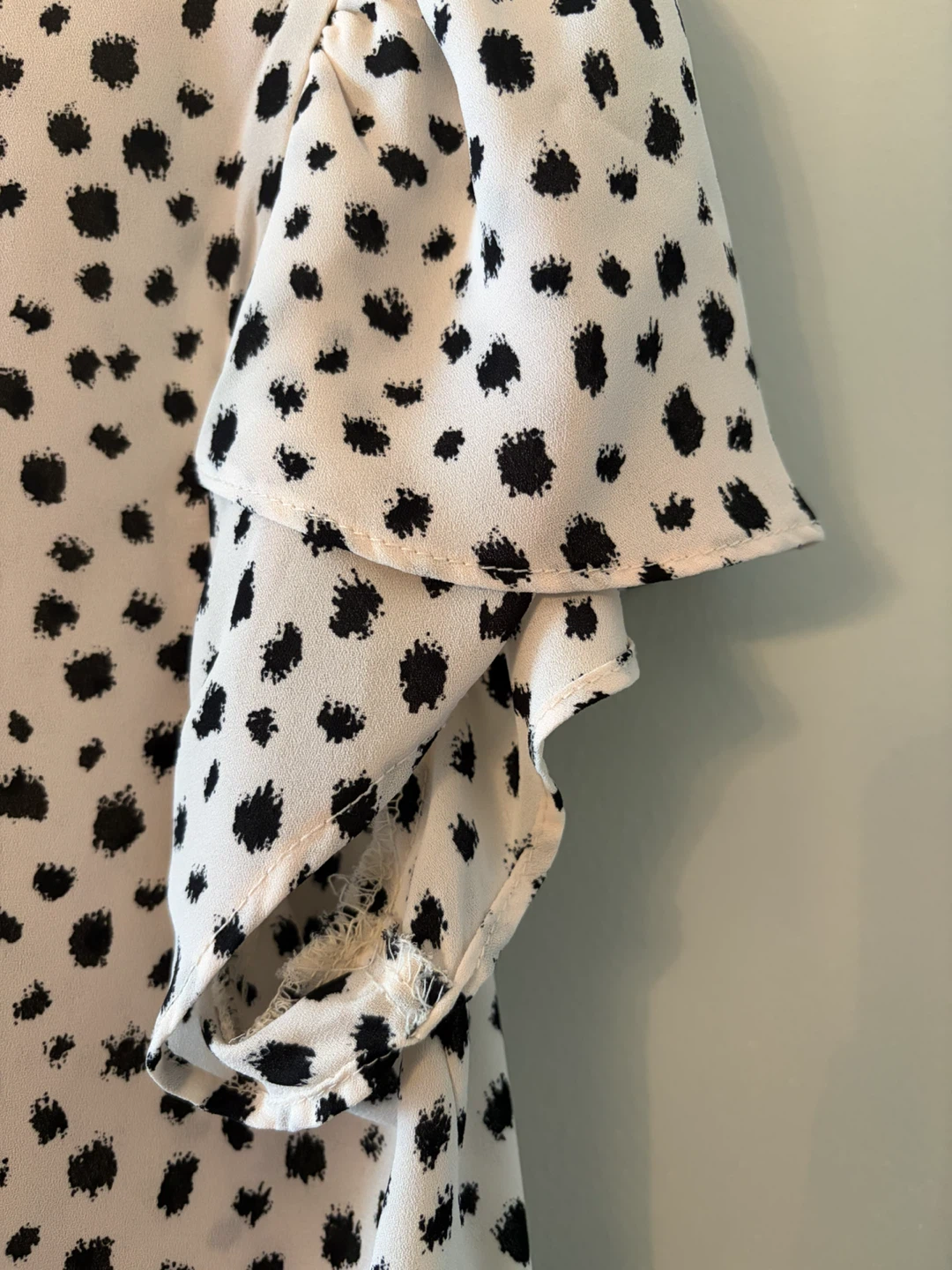 Forever 21 Dalmation Print Blouse - Medium - photo 2