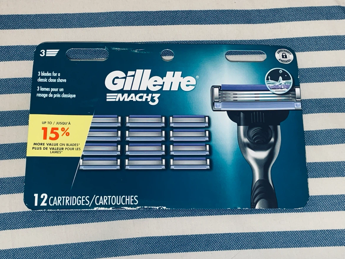 Gillette Mach3 Razor with 12 Cartridges