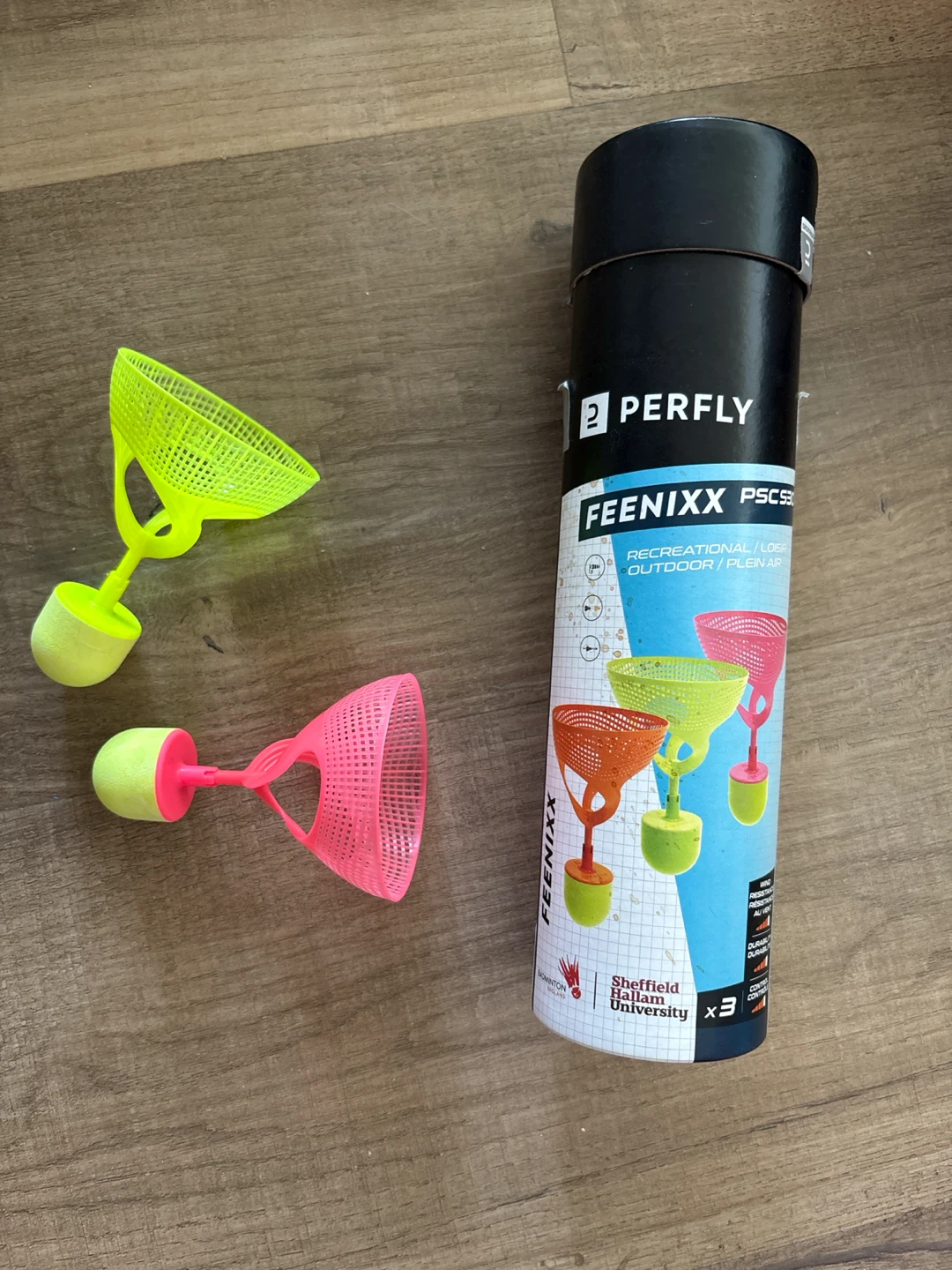 Perfly Feenixx PSC3 Badminton Shuttlecocks