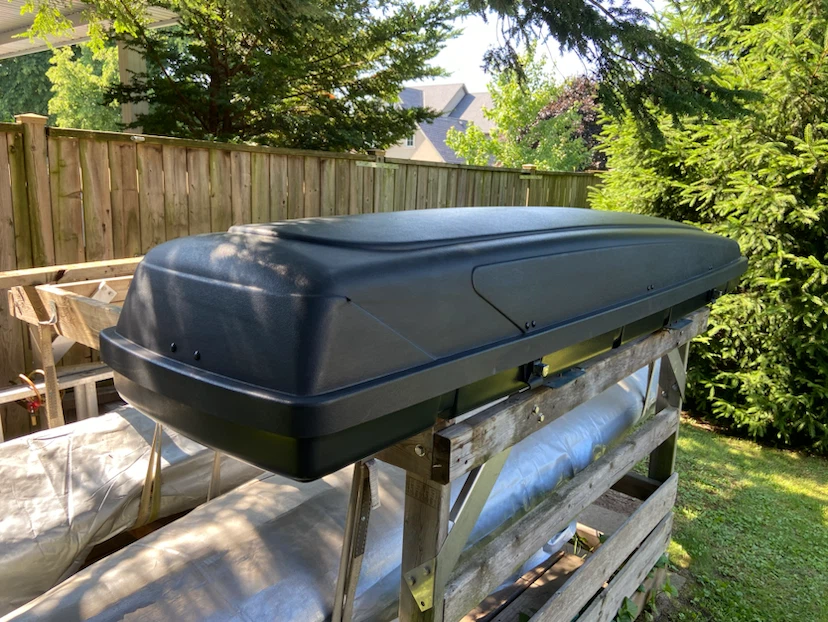 Black Cargo Roof Box Carrier