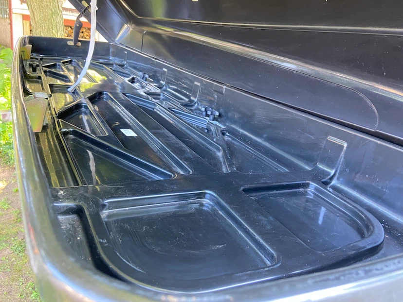 Black Cargo Roof Box Carrier - photo 4