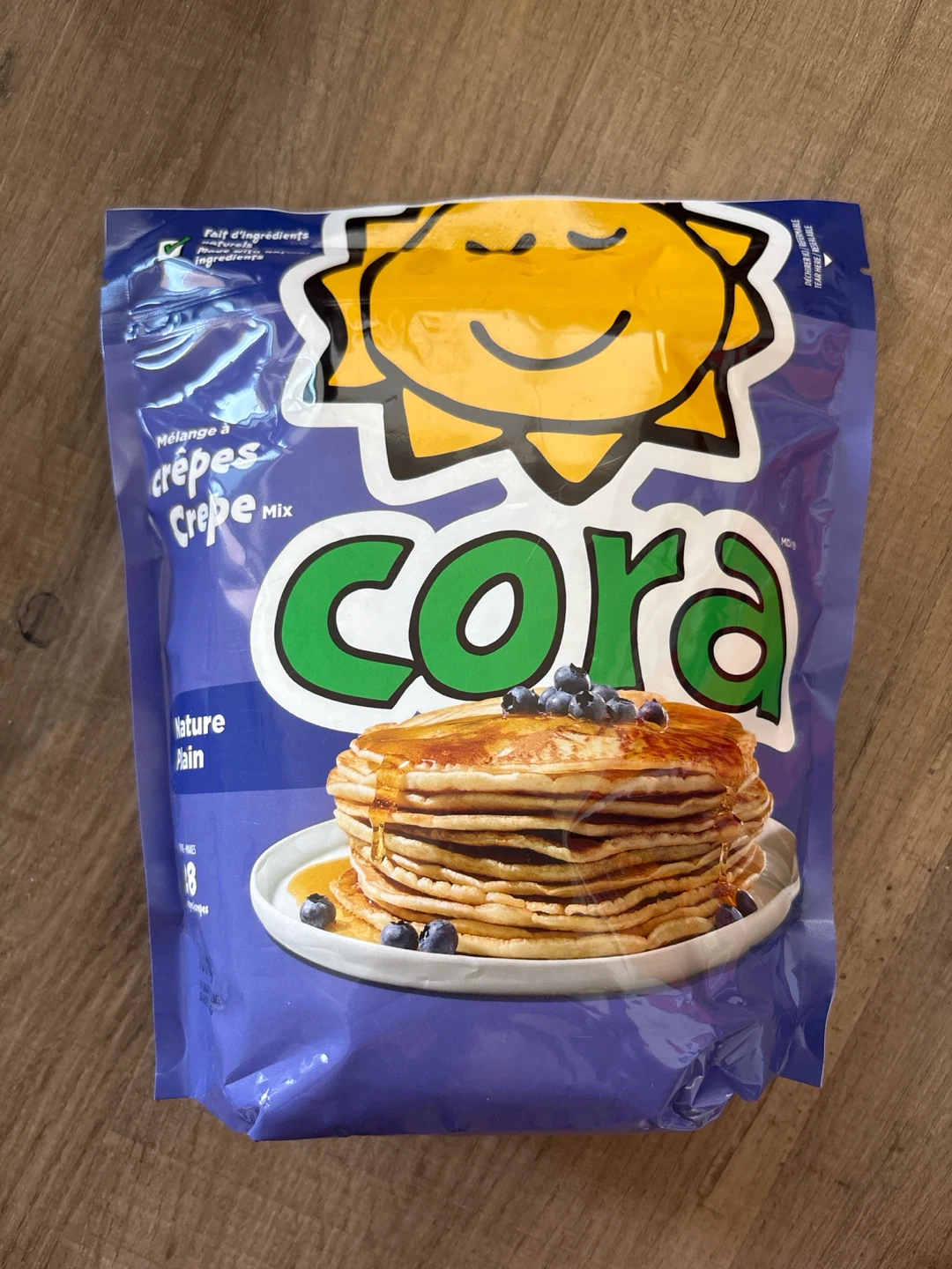 Cora Nature Pancake & Crepe Mix unopened