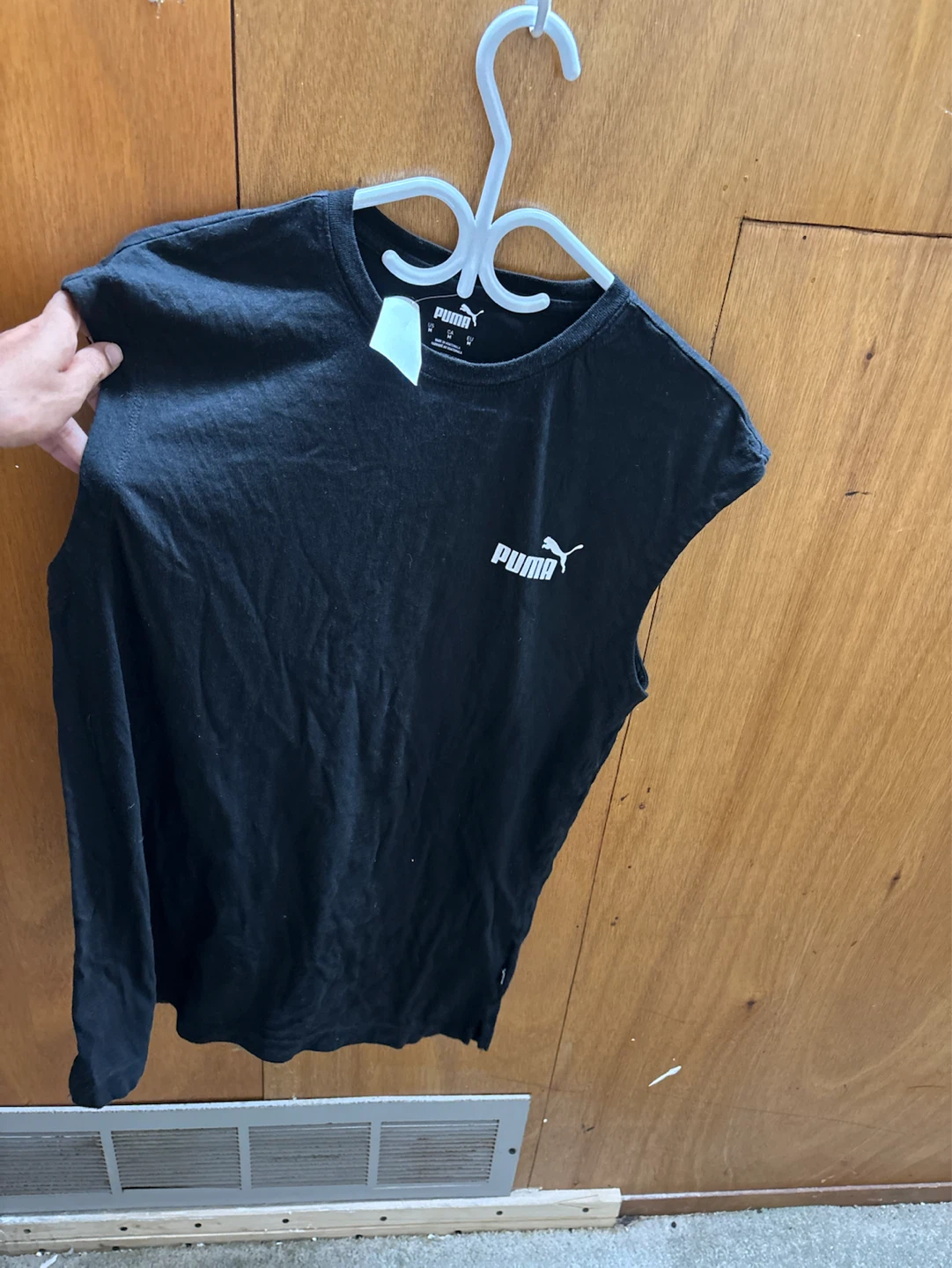 Puma Black Sleeveless T-Shirt - Size M - photo 2