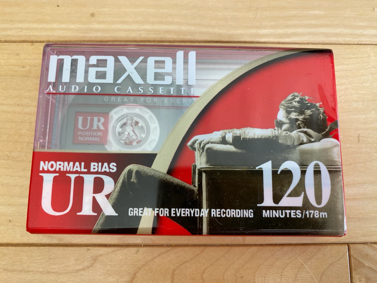 New sealed Maxell UR 120 Audio Cassette Tape