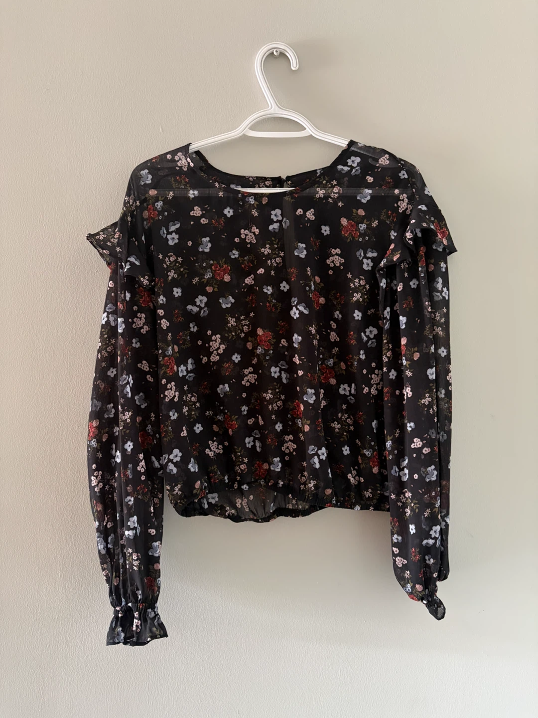 Floral Sheer Blouse