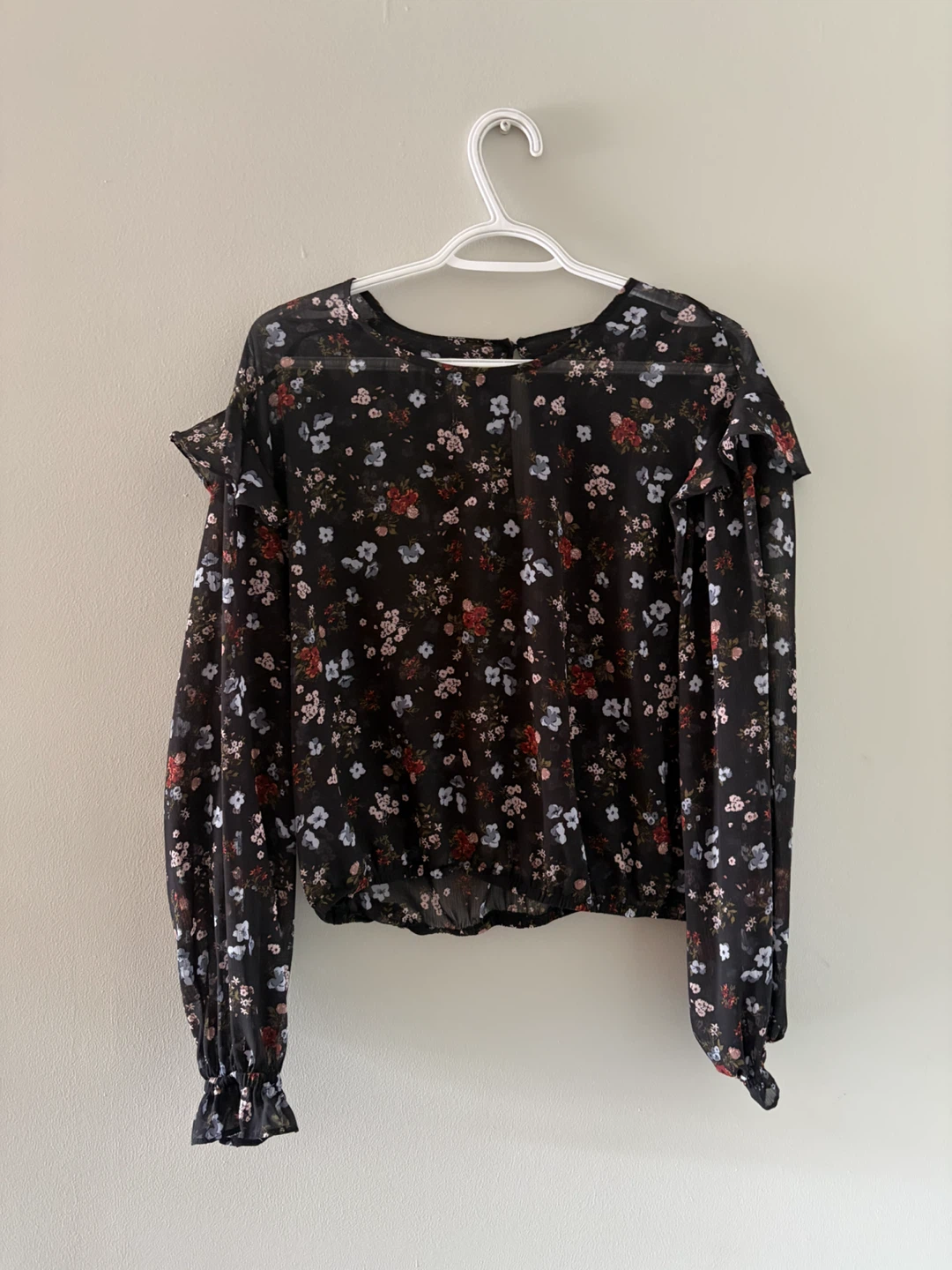Floral Sheer Blouse - photo 2