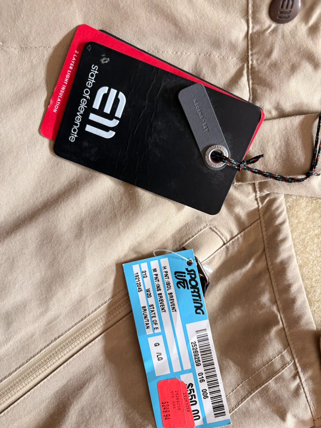 NEW Elevenate Brévent Insulated Ski Pants – Men’s Large - photo 3